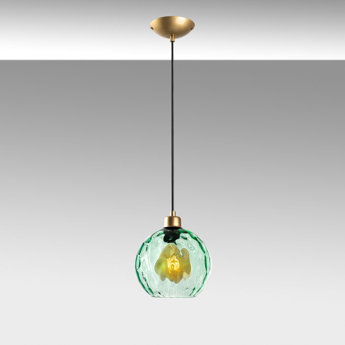 Opviq Benek - 20-14315 Lámpara de araña de metal Verde